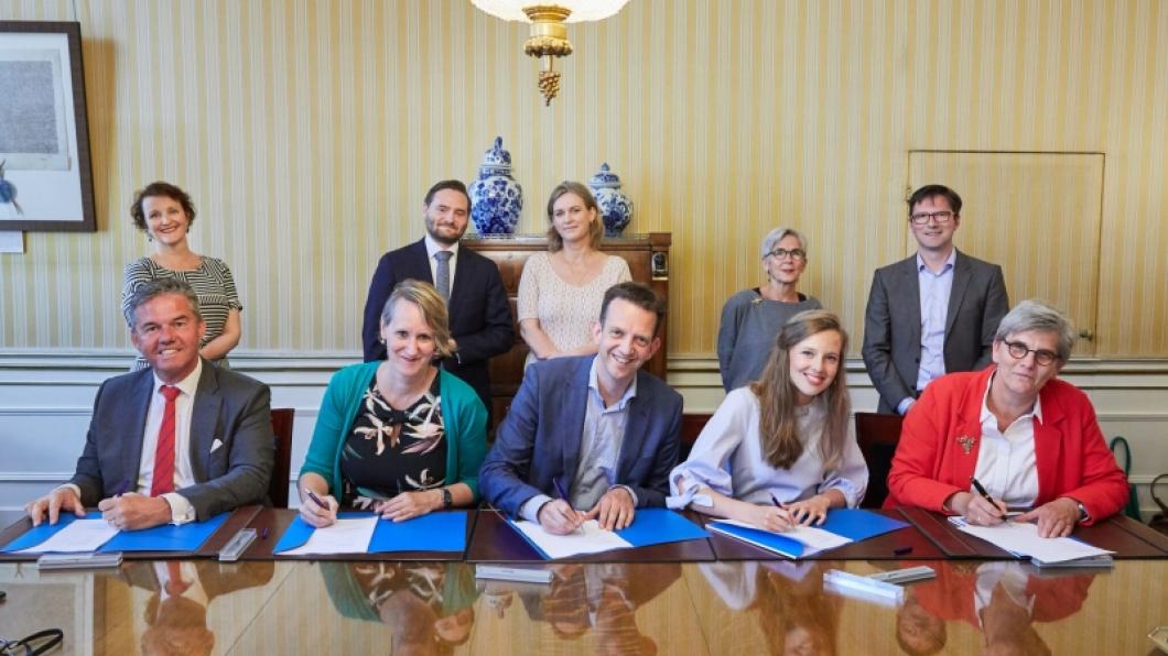 Ondertekening coalitie akkoord 2018