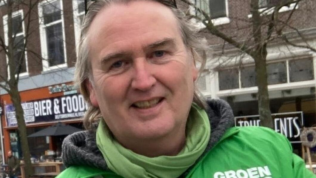 klaas Herrema op campagne 