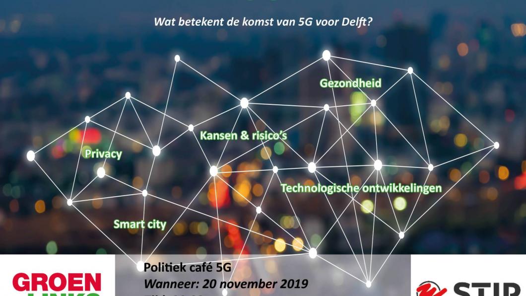 Politiek Café 5G Flyer