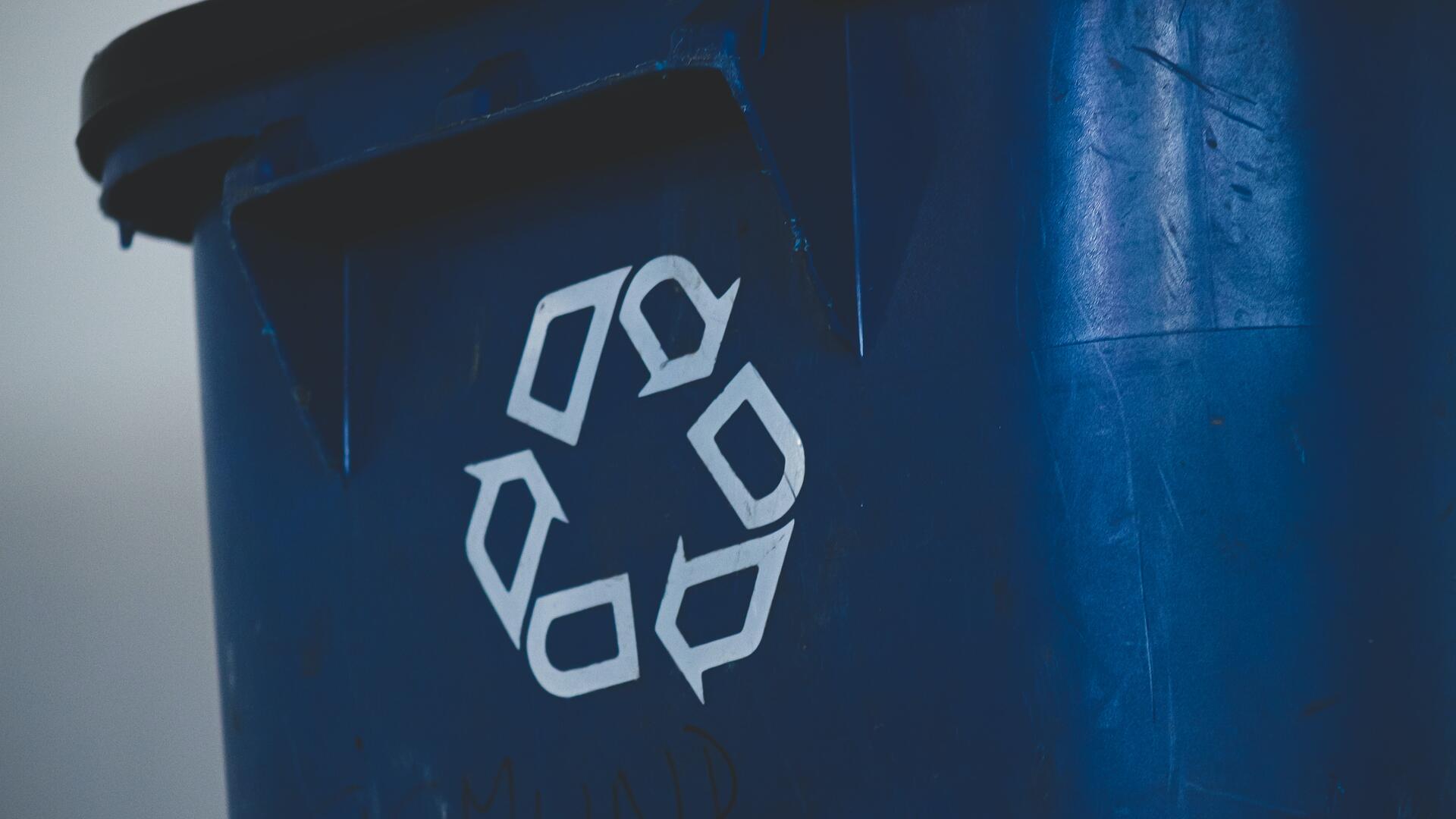 Afvalbak recycle vuilnis