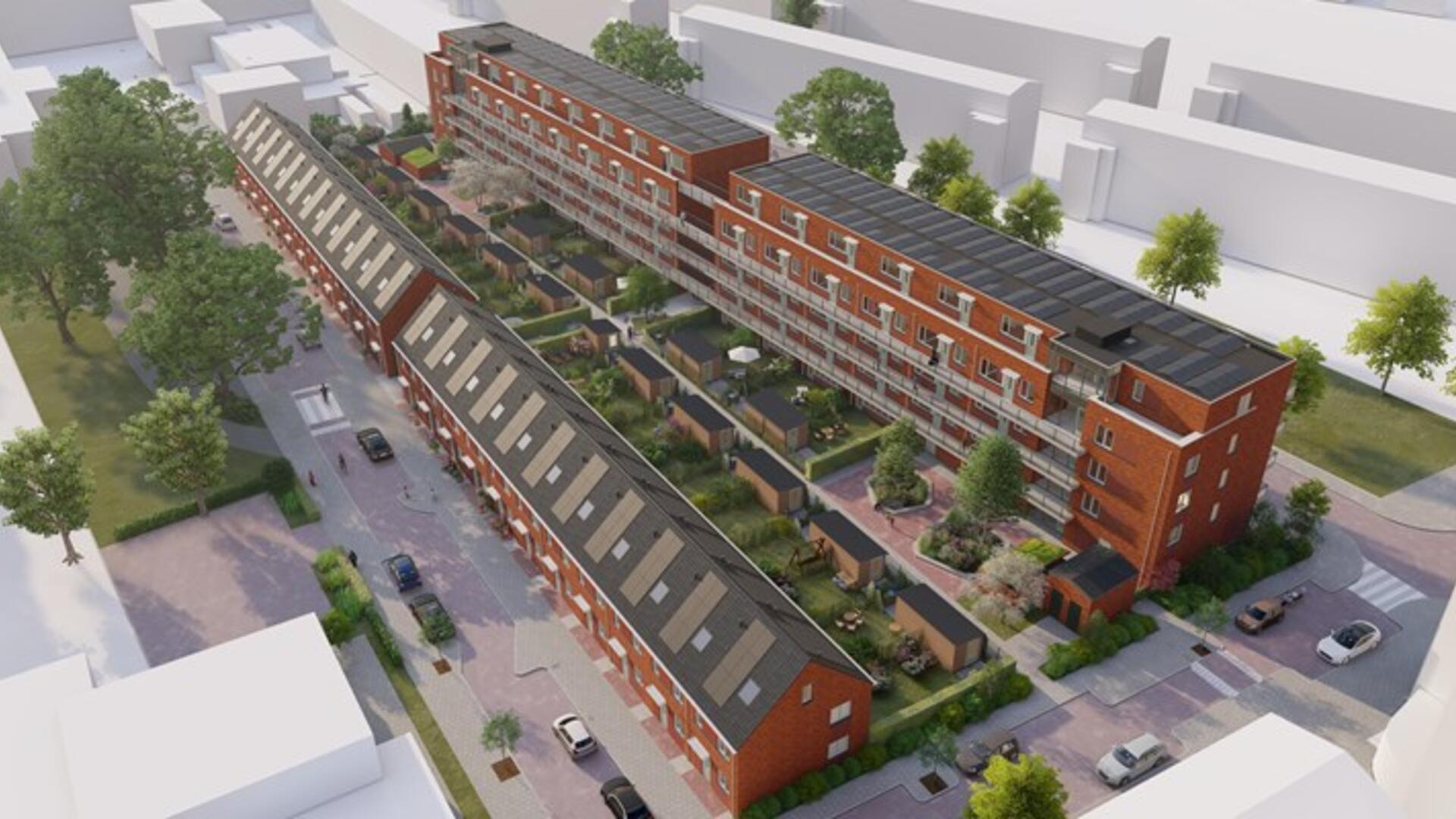 Vidomes sociale woningbouw in Delft